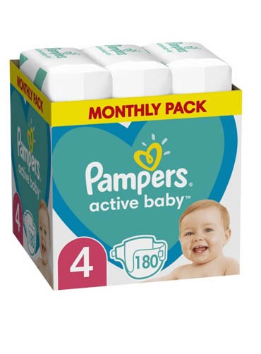 pampers active 4 180